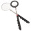 2Pcs Telescoping LED Inspection Mirror for Car Flexible Metal Plastic 2