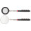 2Pcs Telescoping LED Inspection Mirror for Car Flexible Metal Plastic 9