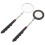 2Pcs Telescoping LED Inspection Mirror for Car Flexible Metal Plastic 7