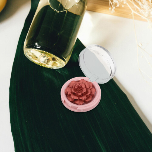 Rose Gold Highlighter Poeder Met 3D Sculpted Design 2