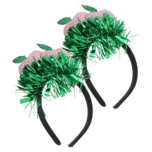 2 hawaiianisches diadem glitzer strand party