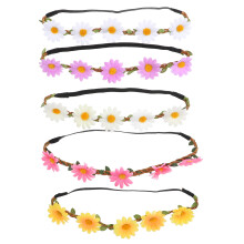 5 Margeriten Stirnband Kleidungsaccessoire