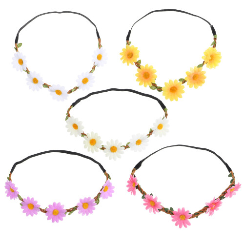 5 Margeriten Stirnband Kleidungsaccessoire 1