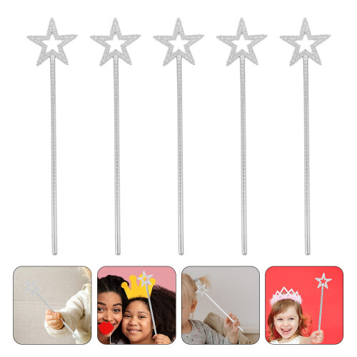 10 Stuks Kinder Fee Stokjes Plastic Stervormige 2