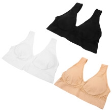 3Stück Sport- Für Frauen Atmungsaktives Mesh XL