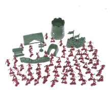 100 Pièces Soldat Militaire En Plastique Figurines Jouet Décor