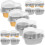 30St Herzförmige Kuchenboxen Transparente Backverpackungsbox 4