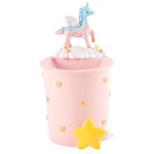 Cartoon Einhorn Stiftehalter Aus Harz Für Desktop Aufbewahrung