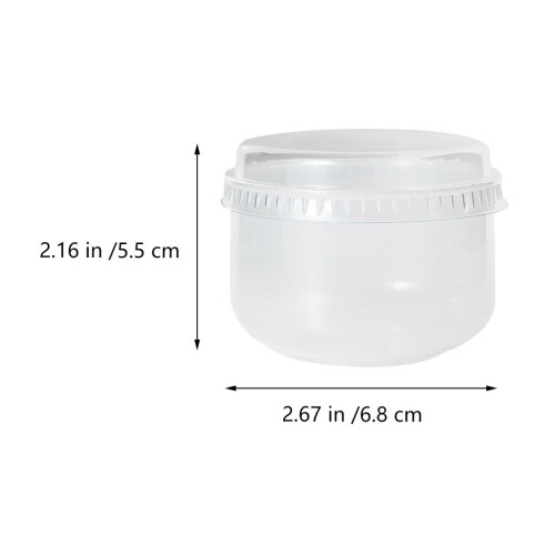 12St Einweg Kunststoff Tassen Für Pudding Joghurt Transparent 1