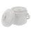 White Ceramic Stoofpot 1 Stuks 5,1x4,3x3,9 Inch 4