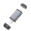 Multifunction 6 In 1 Type-C Otg Lesegerät Usb Anschluss Hellgrau 5