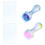 2 Sets Silikonstempel Maniküre Kunststoff Abѕ 6