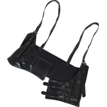 Gothic-Accessoires Gurte Körper Brust Für Gürtel Mit Pu Black