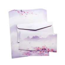 Papier à lettres couleur des deux-Section 5 Huit morceaux de let