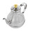 1Pc Household Water Kettle Practical Teapot Boiling Kettle Silver 1