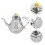 1Pc Household Water Kettle Practical Teapot Boiling Kettle Silver 5