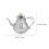 1Pc Household Water Kettle Practical Teapot Boiling Kettle Silver 2