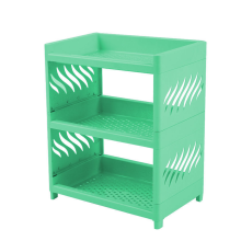 Carrello portaoggetti innovativo con ruote e design cavo, carrello multiuso per un efficiente stoccaggio a strati, materiale di alta qualità che