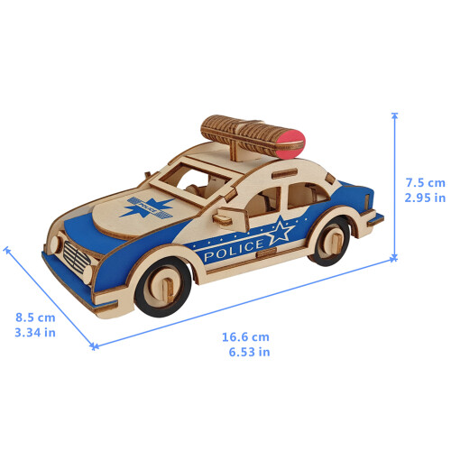 3D De Madera Tráfico Educativo 1