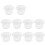 100 Unidades 120 Ml Desechables Con Para Salsas Y Postres 5