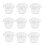 100 Unidades 120 Ml Desechables Con Para Salsas Y Postres 2