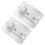 2 Stuks Douchehoofd Bevestigingsbasis Haak Aluminium 7