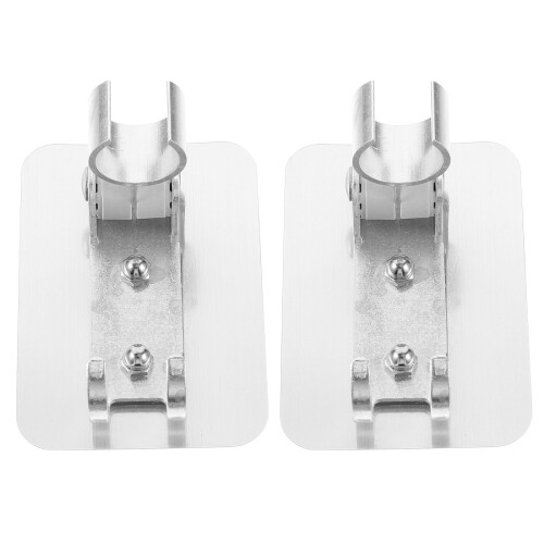 2 Stuks Douchehoofd Bevestigingsbasis Haak Aluminium 1