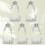 5Stück Abendkleid Form Aus Backform Silber 9