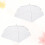 6 Pcs Food Nets Covers Anti-Fly Cabbage Umbrellas 8