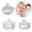 3 Piezas Tazas De Cristal Para De Con Tapa 4