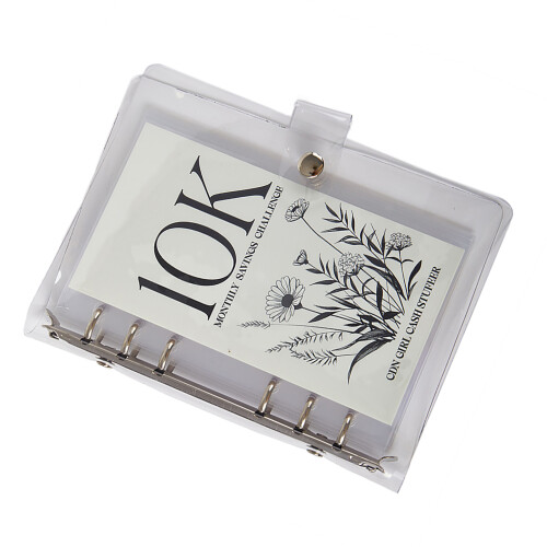 Monthly Money Saving Challenge Binder 2500 Compartment-10K