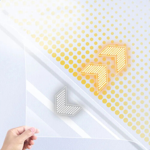 Removable Contact Paper Transparent Electrostatic Wall-3 meters 1