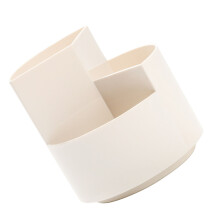 1St 360 Grad Drehbarer Stiftehalter Sortierbox Beige
