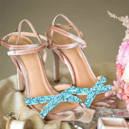 1M Ruban Pierre Strass Bleu Chauffant Accessoire Couture Décoration 2