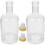 2Pcs Glass Wine Bottle Thickened Transparent Decanter for Home Use 1
