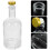 2Pcs Glass Wine Bottle Thickened Transparent Decanter for Home Use 2