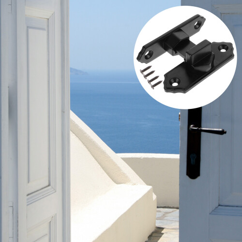 Deadbolt Lock Gate Latch Lockable Right Angle Sliding Door Closing 2
