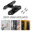 Deadbolt Lock Gate Latch Lockable Right Angle Sliding Door Closing 9