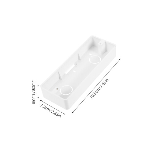 4 Pcs Electric Boxes For Outlets Flush Mounted Sockets White 2