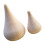 2Pcs Diy Blank Water Drop Model Unfinished Beech Children Toy 1