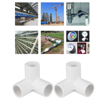 10 3- -Verbinder aus pvc für wasserrohre weiß