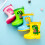 Raindrops Kinder Regenstiefel Camping Schule 5
