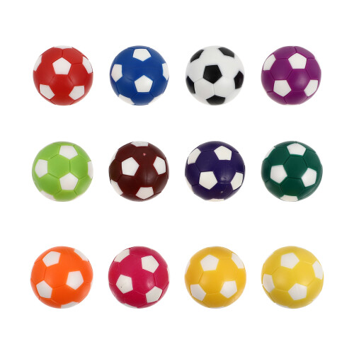12Pcs Plastic Foosball Balls Table Football Replacement 2