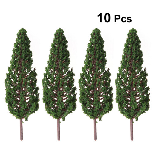 10Pcs Model Trees For Diorama Miniature Landscape Scenery 8.5Cm 2