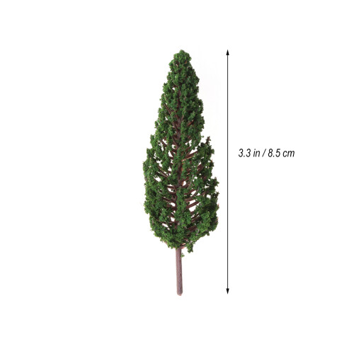 10Pcs Model Trees For Diorama Miniature Landscape Scenery 8.5Cm 1