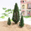 10Pcs Model Trees For Diorama Miniature Landscape Scenery 8.5Cm 7