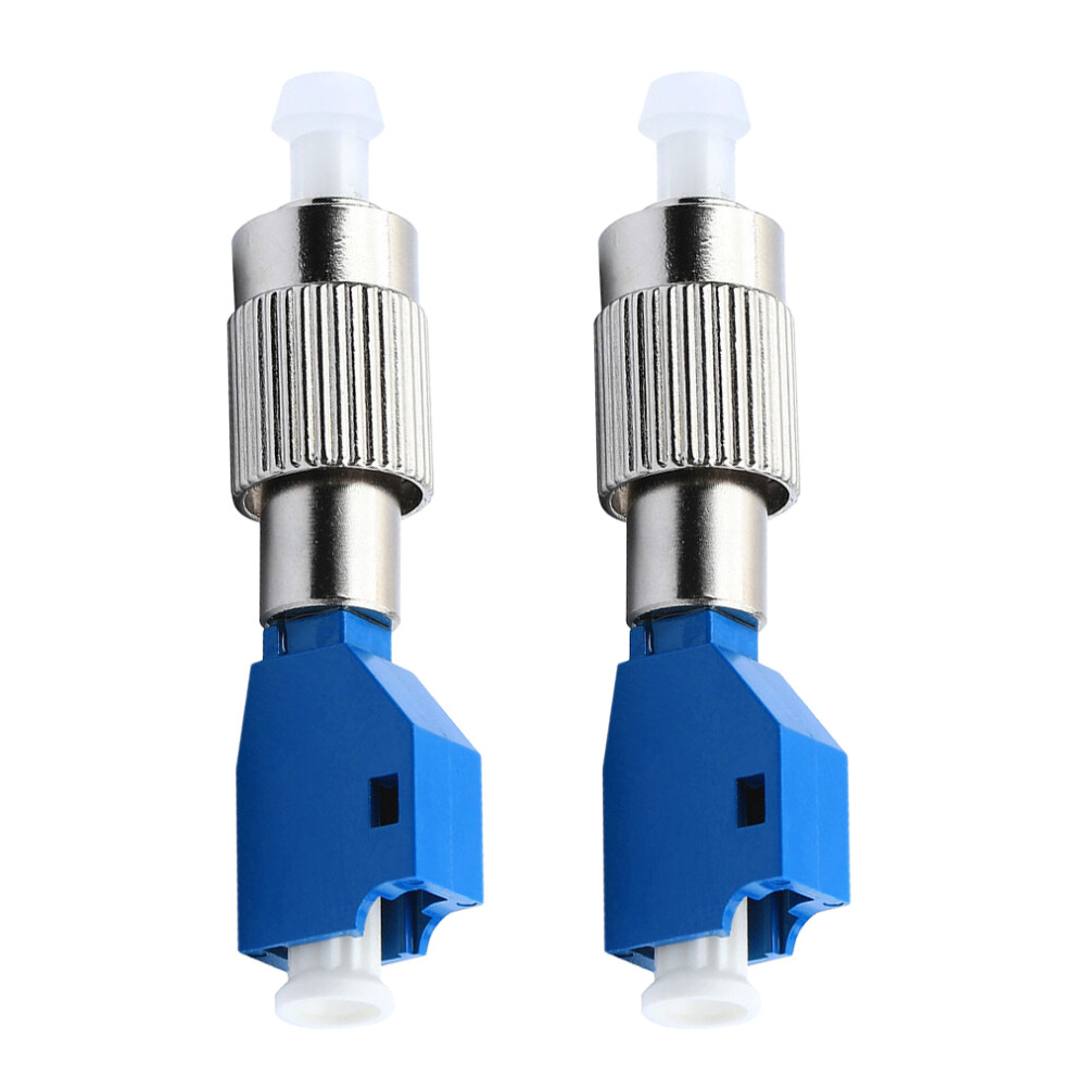 Photos - Cable (video, audio, USB) 2 Pcs Fiber Optic Adapter Fc Male To Lc Female Hybrid Converter