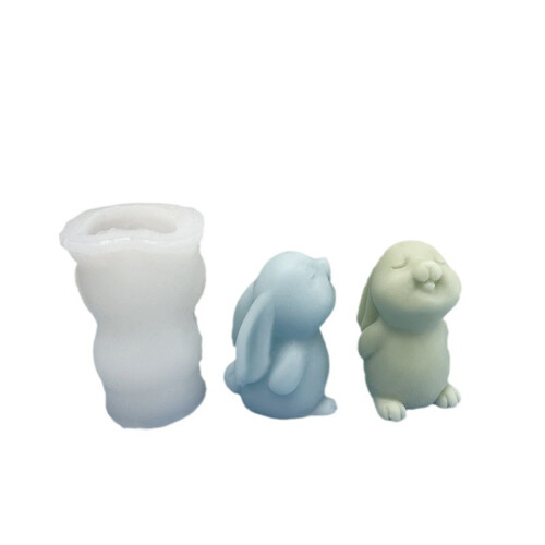 Easter Rabbit Resin Molds Rabbit Shape Candle Molds for Making 1