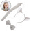 1Ensemble Costume Loup Enfant Gris Écoute Oreilles Nœud Queue 6