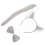 1Ensemble Costume Loup Enfant Gris Écoute Oreilles Nœud Queue 7